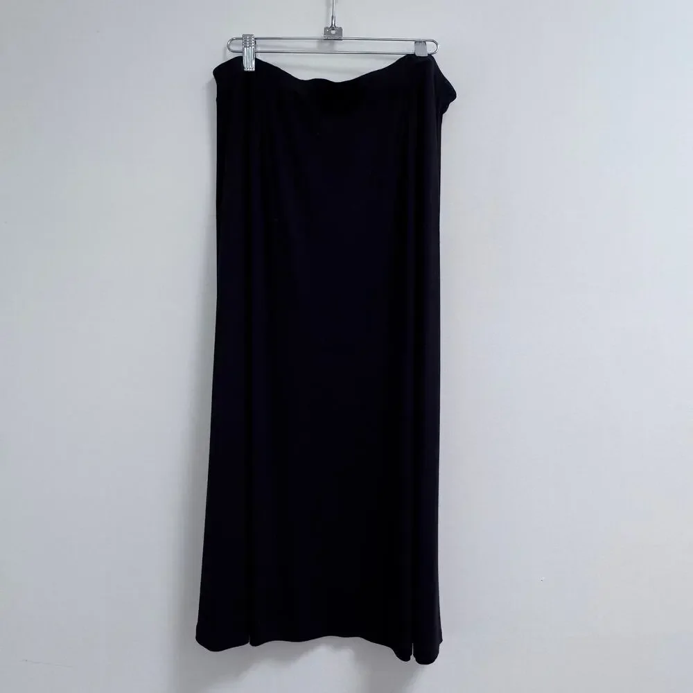 Eileen Fisher Black Medium Long Skirt